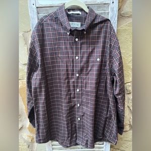 Mens Orvis Long Sleeve Button Down Shirt SIZE Large.
